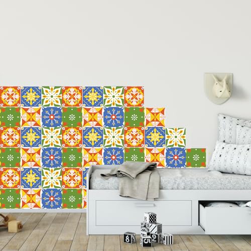 WEYIMVTO dekorative Kacheln, Selbstklebende Wandfliesen, Badezimmer-Rückwand for die Küche, Selbstklebende Bodenfliesen, DIY-Heimdekor, 6 Stück(6 PC(30x30cm)) von WEYIMVTO