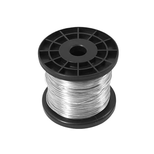 Stahlseil 304 Edelstahl Weicher/Harter Einzelstrang Zurrstahldraht 0,1 0,2 0,3 0,4 0,5 0,6 0,8 1 1,2 1,5 bis 3 mm Drahtseil(0.1mm (10Meters),Hard Wire) von WEbjay