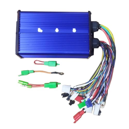 WEbjay E Bike Controller 48V 60V 72V 1500W 2000W 3000W Bürstenloser Controller 40A 45A 60A for Elektroroller-Controller Brushed Motor Controller(36V-84V 45A-60A) von WEbjay