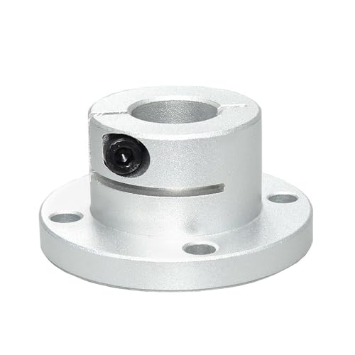 WEbjay Flansch Flanschtyp Wellenhalterung Standardführung Offener Typ Doppelseitiger Schneidflansch Wellenhalterung Komponenten for die Linearbewegungsautomatisierung Rohr Flansch(Größe:20mm) von WEbjay