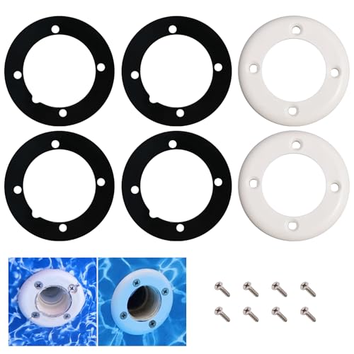 2 Stück SPX1408B Frontplatte und 4 Stück SPX1408C Dichtung mit 8 Schrauben für Schwimmbad-Rücklaufmontage, passend für Hayward-Modelle SP1411, SP14071, SP1408 von WFCYX