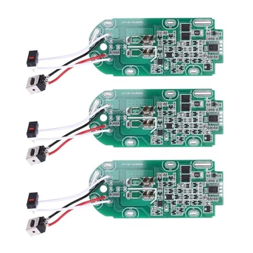 3-Pack Vacuum Cleaner 21.6V Li-Ion Battery Protection Board - Compatible With Dyson V8 (Absolute/Fluffy/Animal) - Replacement PCB Circuit Board von WFGJSK
