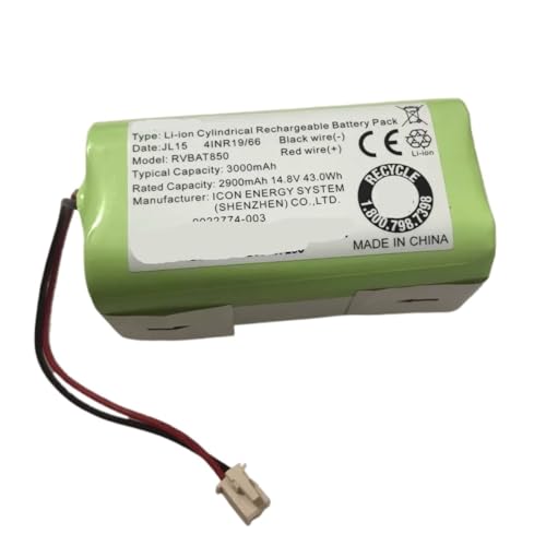 RVBAT850 JL15 Robot Vacuum Cleaner Module Rechargeable Battery - Compatible With Shark RV700 RV750 RV755 RV720 RV725 RV850 Robot Vacuum Cleaners - Replacement Battery Accessory RVBAT850 JL15 Robot Vacuum Cleaner Module Rechargeable Battery - Compatible With Shark RV700 RV750 RV755 RV720 RV725 RV850 Robot Vacuum Cleaners - Replacement Battery Accessory von WFGJSK