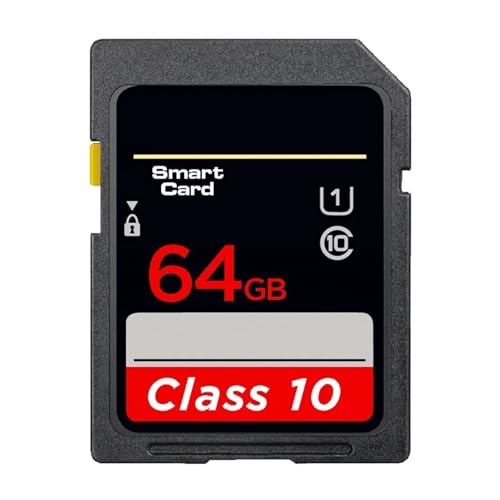 SD-Speicherkarte 64 GB – Speed ​​Flash-Karte for Digitalkamera, Camcorder DV – Leistung der Klasse 10 von WFGJSK