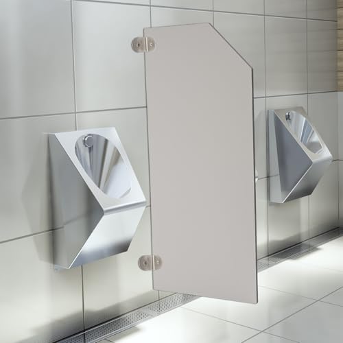 WFIETN - Urinal-Trennwand, Urinal Bildschirm Toilette Trennwand, 40x90 cm Urinaltrennwand, Wandmontage Männer Urinal-Trennwand für Toiletten, für Kinos, Hotels, Einkaufszentren (Schrägwinkel) von WFIETN