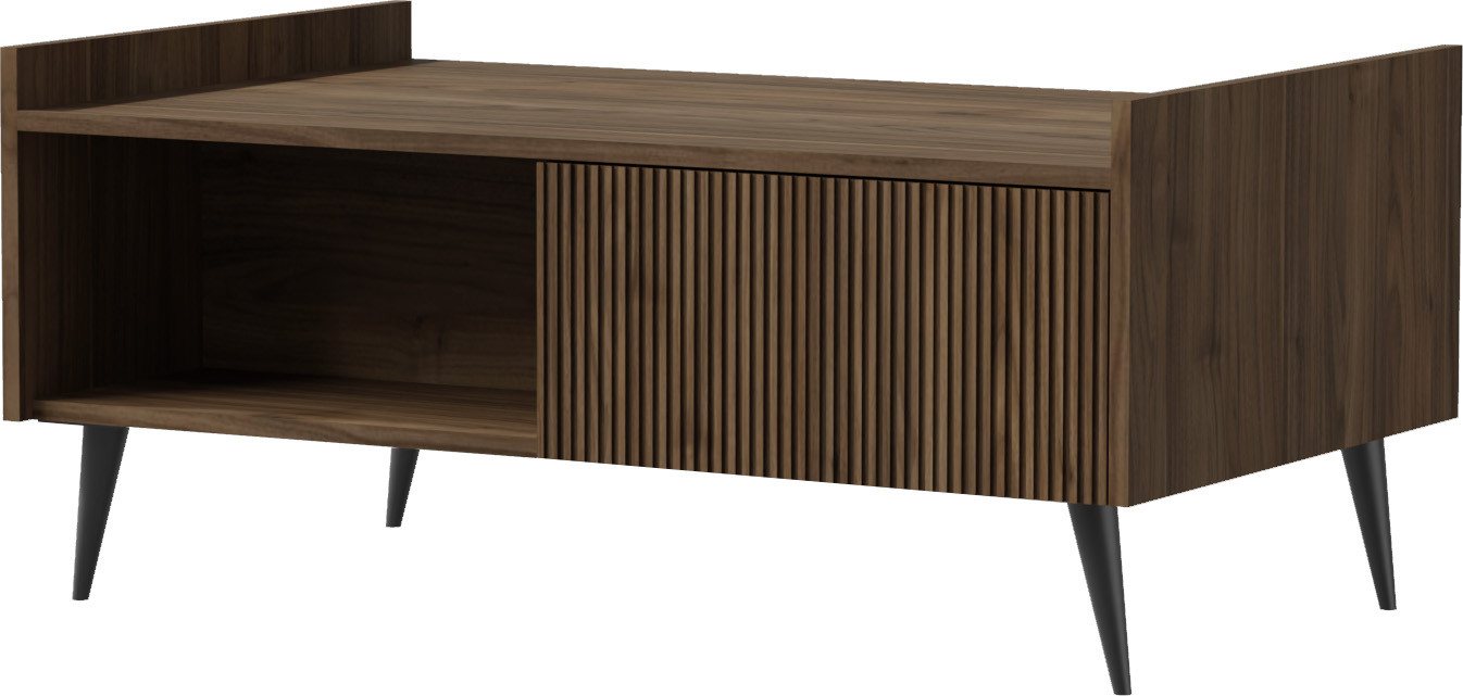 WFL GROUP Couchtisch Arysa (erhältlich in einer Größe 100x60x45 cm), Rechteckiger Wohnzimmertisch mit Stauraum von WFL GROUP