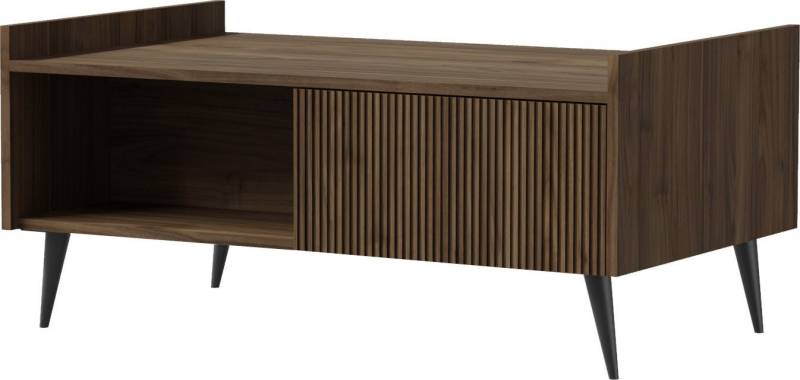 WFL GROUP Couchtisch Arysa (erhältlich in einer Größe 100x60x45 cm), Rechteckiger Wohnzimmertisch mit Stauraum von WFL GROUP