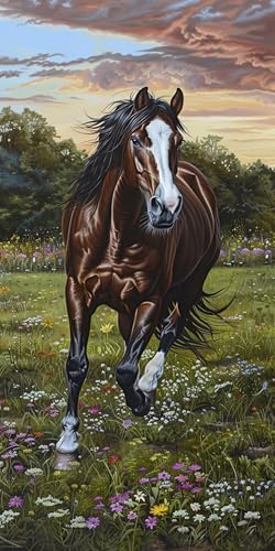Horse Diamond Painting Tier Diamond Painting Erwachsene Kinder, DIY 5D Runden Diamant Kunst Basteln Bastelset Erwachsene, für Schlafzimmer Wand Deko Wohnzimmer, Geschenke für Frauen 20x40cm Fde-2666 Horse Diamond Painting Tier Diamond Painting Erwachsene Kinder, DIY 5D Runden Diamant Kunst Basteln Bastelset Erwachsene, für Schlafzimmer Wand Deko Wohnzimmer, Geschenke für Frauen 20x40cm Fde-2666 von WFLBDWOU