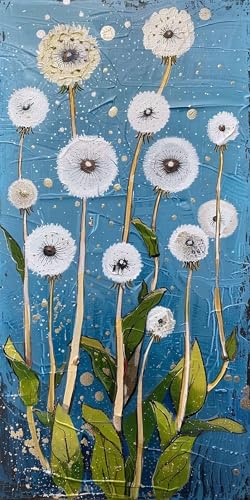 Pflanze Diamond Painting Erwachsene, Diamond Painting Dandelion, DIY 5D Runden Steine Mosaikherstellung Basteln Erwachsene Anfänger Set für Deko Wohnzimmer, Geschenke für Frauen 70x140cm Fde-2775 Pflanze Diamond Painting Erwachsene, Diamond Painting Dandelion, DIY 5D Runden Steine Mosaikherstellung Basteln Erwachsene Anfänger Set für Deko Wohnzimmer, Geschenke für Frauen 70x140cm Fde-2775 von WFLBDWOU