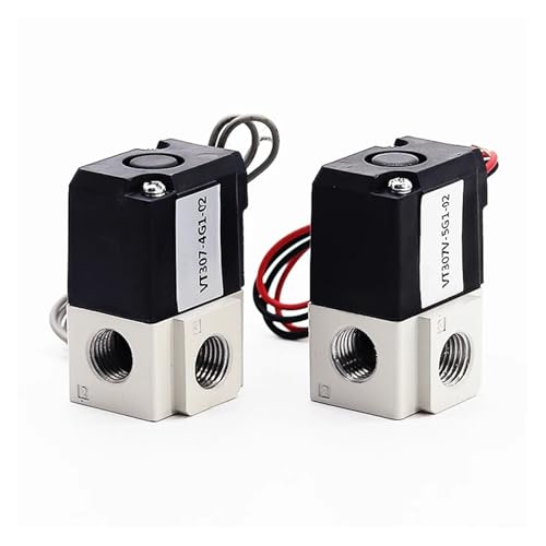 WFNKJTGO VT307 Serie 1/8 "1/4" DC 24V AC220V Zwei Position DREI Weg Hohe Frequenz Magnetventil VT307-5G-02 Vakuum VT307-4G-02(Vt317-4d-02) von WFNKJTGO