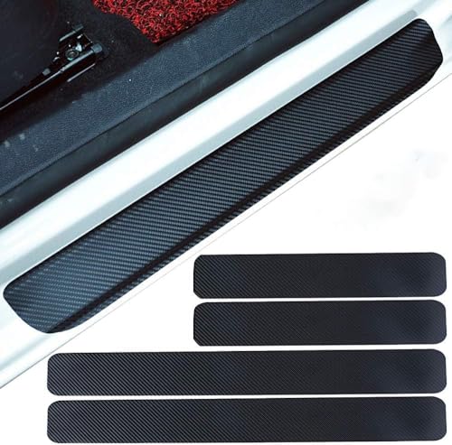 WFYBMB 4Pieces Ladekantenschutz Kofferraum für Smart Forfour W453 W454, Türschwellenschutz Abnutzungsschutz Schwellen-Styling, Anti-Scratch Door Sill Protection von WFYBMB
