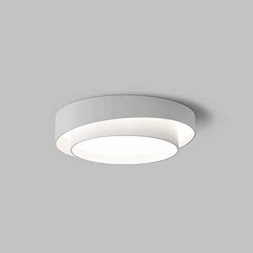 Deckenleuchte Nordic Double Border Design Unterputz-Deckenleuchte 15,7 Zoll LED Energiesparende 32W Deckenleuchte Eisen runder Lampenkörper Deckenbeleuchtung Verwendet in Geschäften, Bekleidungsgeschä von WFZRXFC