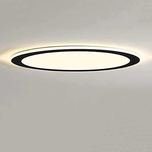 Moderne Minimalismus LED Unterputz-Deckenleuchte Runde ultradünne Deckenleuchte für den Innenbereich Kaltes Licht, warmes Licht, neutrales Licht, drei Farben einstellbare Deckenbeleuchtung Für Küchenb von WFZRXFC