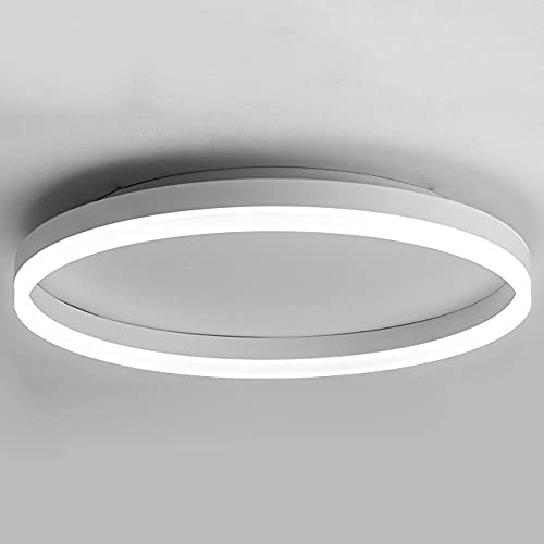 Moderne minimalistische runde LED-Deckenleuchte für Unterputzmontage 3000-6000K verstellbare Deckenleuchte Ultradünne 3,1-Zoll-Deckenbeleuchtung Wird im Kellerraum des Arbeitszimmers installiert von WFZRXFC