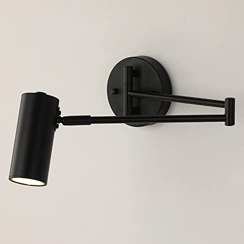 Nordic LED Moderne Einfache Rocker Wandleuchte, Korridor Treppe Wohnzimmer Esszimmer Hintergrund Wandleuchte, Einfache Teleskop-Leselampe für den Innenbereich, Leuchte, Geeignet Für Bar Studio Hotel von WFZRXFC