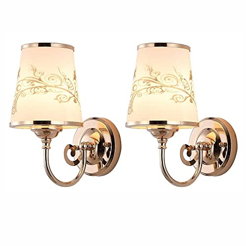 WFZRXFC 2er-Pack Moderne Glaswandleuchte Rose Gold Wandleuchte Lampe, LED Wandleuchte Schlafzimmer Nacht Wohnzimmer Home Leuchte Mid Century Schminktisch Wandbeleuchtung WFZRXFC 2er-Pack Moderne Glaswandleuchte Rose Gold Wandleuchte Lampe, LED Wandleuchte Schlafzimmer Nacht Wohnzimmer Home Leuchte Mid Century Schminktisch Wandbeleuchtung von WFZRXFC