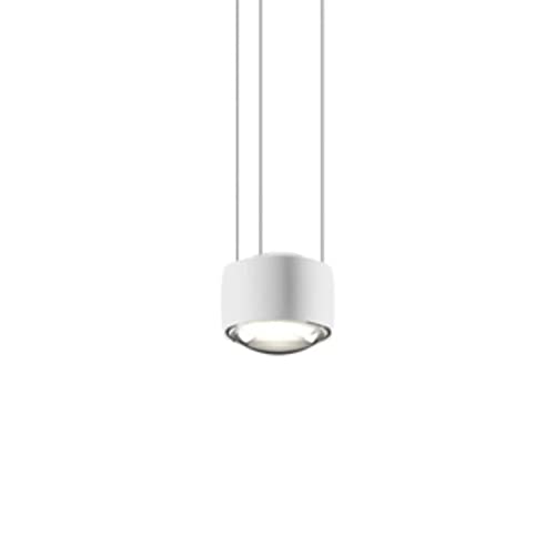 WFZRXFC Warmes Licht 3000 K LED Kleine Innenpendelleuchte Skandinavischer Stil Glaslinsen-Hängelampe Kugelform Einfacher Einzelkopf-Kronleuchter Empfang Restaurant Bar Beleuchtung von WFZRXFC