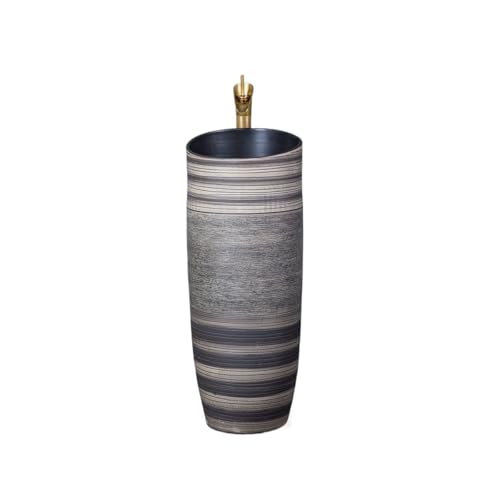 Freistehendes Waschbecken Keramik Einteiliges Standwaschbecken Balkon Außenhof Freistehendes Waschbecken Keramik Einteiliges Standwaschbecken Balkon Außenhof von WFchenj222-6