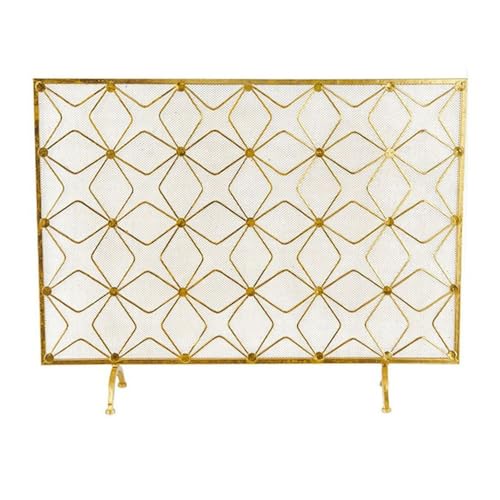 Goldener minimalistischer Kaminschirm, feuerfeste Abdeckung for Haushaltsheizungen mit Netzschutzwand Feuerfunkenschutz Goldener minimalistischer Kaminschirm, feuerfeste Abdeckung for Haushaltsheizungen mit Netzschutzwand Feuerfunkenschutz von WFchenj222-6