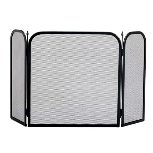Minimalistisch geformter 3-fach feuerfester Kaminschutz aus Eisenmetall for Kamine Feuerfunkenschutz Minimalistisch geformter 3-fach feuerfester Kaminschutz aus Eisenmetall for Kamine Feuerfunkenschutz von WFchenj222-6