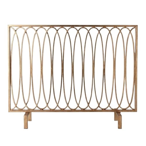 Moderner minimalistischer goldener Kaminschirm aus Metall, feuerfestes Netz, Flammentrennwand, Zaun, Dekorationsartikel Feuerfunkenschutz Moderner minimalistischer goldener Kaminschirm aus Metall, feuerfestes Netz, Flammentrennwand, Zaun, Dekorationsartikel Feuerfunkenschutz von WFchenj222-6