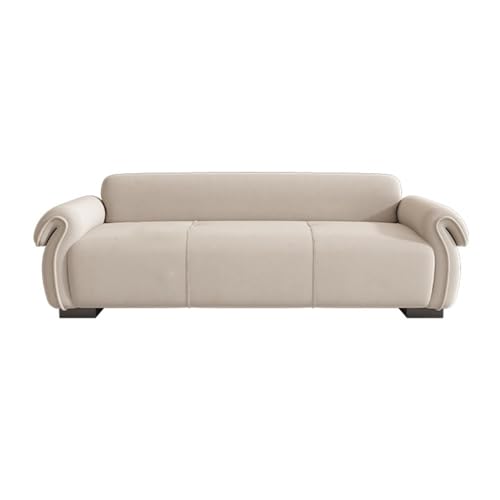 Ottomane fürs Schlafzimmer Cremefarbener Hocker for Schlafzimmer und Bett, Garderobe, Wickelhocker, Wohnzimmer, Sofa, Homestay-Bank(Off-White,Mittel) von WFchenj222-6