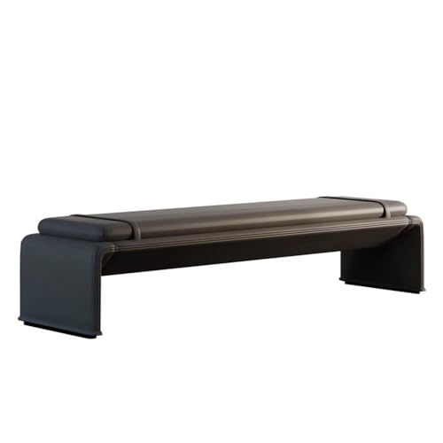 Ottomane fürs Schlafzimmer Italienischer minimalistischer Nachttischhocker, leichter, luxuriöser, moderner Hocker zur Aufbewahrung von Kleidung im Schlafzimmer, High-End-Sofa, lange Bank(Grigio) von WFchenj222-6