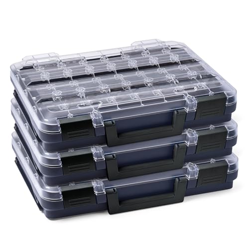 Sortimentskasten transparent mit Klappgriff | Bosch Sortimo T-BOXX 320 anthrazit 3er Set | Sortierbox Schrauben klein | Ideale Schraubenbox Aufbewahrung Sortimentskasten transparent mit Klappgriff | Bosch Sortimo T-BOXX 320 anthrazit 3er Set | Sortierbox Schrauben klein | Ideale Schraubenbox Aufbewahrung von WFix