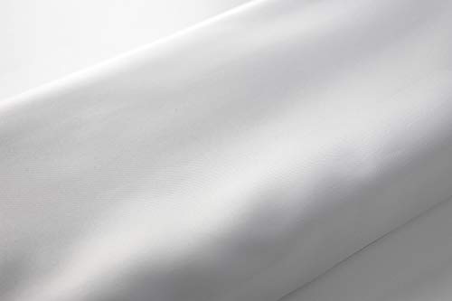 WG Duschvorhang, antibakteriell, mit beschwertem Saum, wahlweise sehr lang / breit / kurz / schmal, maschinenwaschbar, erhältlich in verschiedenen Größen, Polyester, weiß, 250 CM WIDE X 200 CM LONG von WG