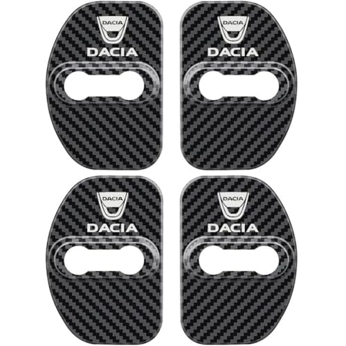 WGABKN Auto Türschloss Abdeckung für Dacia Duster Sandero 3/Sandero Stepway Spring Bigster,4 Pcs Riegelschutz Set Schutzhülle Rostfrei Innendekorations Zubehör,14 WGABKN Auto Türschloss Abdeckung für Dacia Duster Sandero 3/Sandero Stepway Spring Bigster,4 Pcs Riegelschutz Set Schutzhülle Rostfrei Innendekorations Zubehör,14 von WGABKN