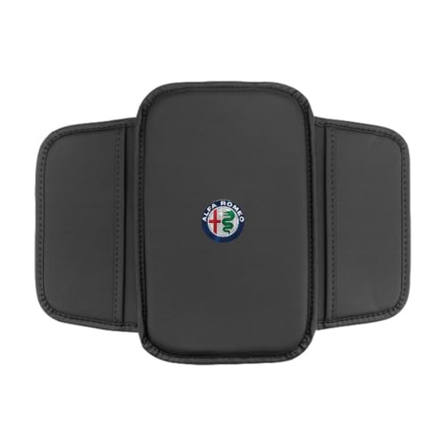 WGABKN Car Armlehnen Polster für Alfa Romeo Spider GTV (Type 916) 1994-2006,Mittelkonsole Box Pad wasserdichte Protector Innendekorations Zubehör,1 von WGABKN