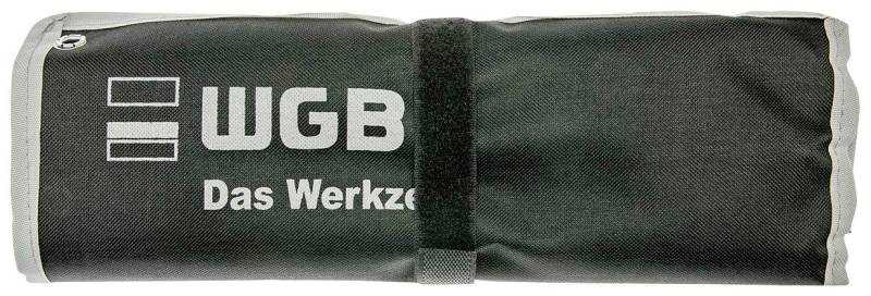 WGB BASIC PLUS Ringschlüssel Doppelringschlüssel-Satz (Set, 8 St), gekröpft, Chrom-Vanadium Stahl, verchromt, in Rolltasche von WGB BASIC PLUS