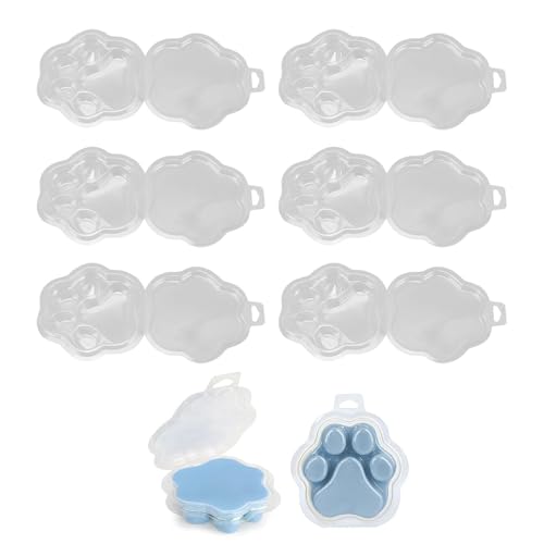 WGFOIP 25pcs Katzenkrallen -Wachs -Schmelzenbehälter, Klare Leere Wachsschmelze für DIY -Pralinen Dochless -Kerzenseife Making WGFOIP 25pcs Katzenkrallen -Wachs -Schmelzenbehälter, Klare Leere Wachsschmelze für DIY -Pralinen Dochless -Kerzenseife Making von WGFOIP