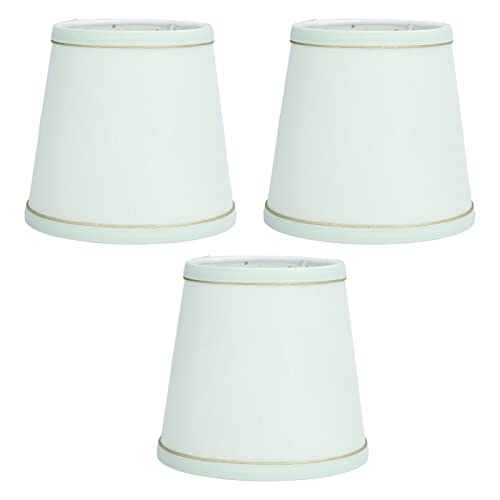 WGFOIP 3pcs E14 Lampenschatten Wandlampenabdeckung Deckenschatten mit Metall Eisenstruktur für Tischlampen Kronleuchter Esszimmer Schlafzimmer Wohnzimmer Wohnzimmer von WGFOIP