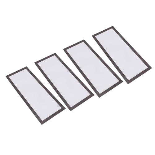 WGFOIP 4PCS Boden-Entlüftung Gitter Abdeckungen, 4x10 "Magnetische Luft Entlüftung Gitter Falle mit Ultra Feinen Löchern für die Wand Decke (Weiß) von WGFOIP