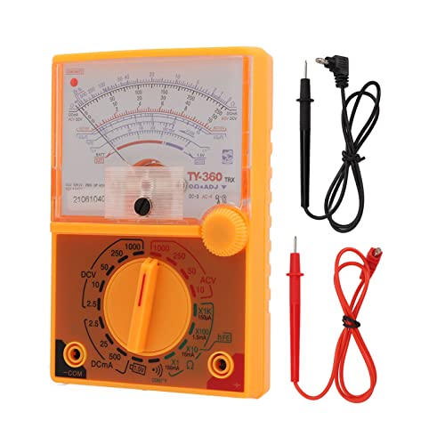 WGFOIP Analoge Multimeter, High Definition -Skala Mehrere Messbereiche Zeiger Multimeter für Elektriker von WGFOIP