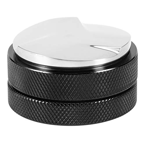 WGFOIP Edelstahl Kaffee Manipulierbare Höhe Verstellbare Kaffee Verteiler Leveler Werkzeug mit Rutsch Fester Griff für Home Office (51 mm Dreiblattboden) von WGFOIP