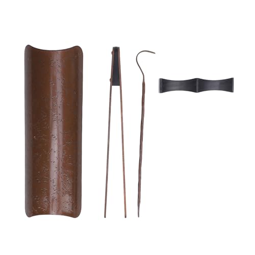 WGFOIP Kupfer 4 in 1 Kungfu Tee -Set Handgefertigtes Chinesisches Tee -Zeremonie Accessoires Scoop Löffel -Halter für Heimrestaurant Teehouse von WGFOIP