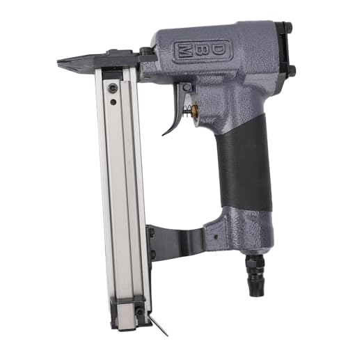 WGFOIP Pneumatischer Brad Nailer, Quiet Air Nailer Tool 100 Nägel Kapazität 0,4 MPa Bis 0,8 MPa Nagelpistole für die Rahmung von Holzbearbeitung von WGFOIP