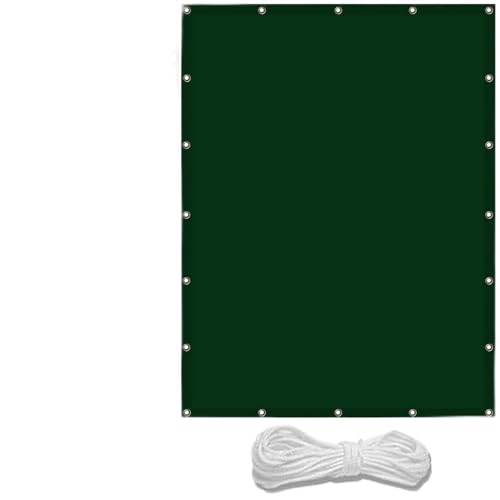 Markisenstoffe Meterware 1.4 x 3.2 m Wasserdicht Sonnenschutz Balkon Reißfest UV-Schutz nach Mass Polyestergewebe Mit Seil Beschattungsnetz Hof Dach Teich Hühnerstall, Dunkelgrün Markisenstoffe Meterware 1.4 x 3.2 m Wasserdicht Sonnenschutz Balkon Reißfest UV-Schutz nach Mass Polyestergewebe Mit Seil Beschattungsnetz Hof Dach Teich Hühnerstall, Dunkelgrün von WGLF SUN