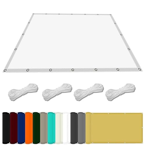 Sonnensegel Quadratisch 2 x 3 m Wasserdicht Balkon Sichtschutz Reißfest UV-Schutz nach Mass Polyestergewebe Mit Seil Sonnensegel Sonnenschutz für Garten Terrasse, Weiß Sonnensegel Quadratisch 2 x 3 m Wasserdicht Balkon Sichtschutz Reißfest UV-Schutz nach Mass Polyestergewebe Mit Seil Sonnensegel Sonnenschutz für Garten Terrasse, Weiß von WGLF SUN