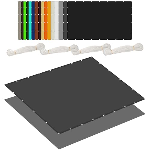 Sonnensegel Rechteckig 1.4 x 5.5 m Rechteckig Wasserdicht 98% UV Schutz Balkon Regenschutz Vielen Größen mit Spannseilen für Balkon Terrasse Garten Outdoor, Dunkelgrau Sonnensegel Rechteckig 1.4 x 5.5 m Rechteckig Wasserdicht 98% UV Schutz Balkon Regenschutz Vielen Größen mit Spannseilen für Balkon Terrasse Garten Outdoor, Dunkelgrau von WGLF SUN