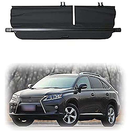 für Lexus Rx200t Rx270 Rx300 Rx350 Rx450h 2003-2021 Ausziehbar Kofferraumabdeckung Rollo Kofferraum Abdeckung Ablagen Kofferraum Schutz Abdeckung Auto Styling zubehöR Schwarz von WGLQAZ