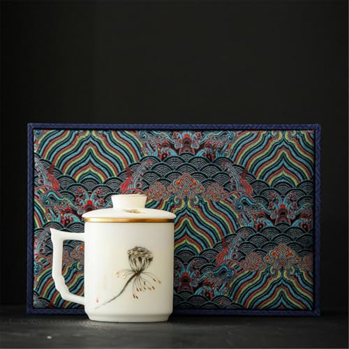 WGQDQDBY Büro-Keramikbecher mit Deckel Tee-Ei-Tasse Geschenk-Color6-420ml WGQDQDBY Büro-Keramikbecher mit Deckel Tee-Ei-Tasse Geschenk-Color6-420ml von WGQDQDBY