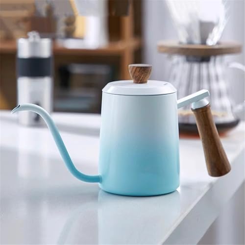 WGQDQDBY Edelstahl Dünnhals-Pour-Over Kaffeekanne, Hausbrau-Kanne-Blue WGQDQDBY Edelstahl Dünnhals-Pour-Over Kaffeekanne, Hausbrau-Kanne-Blue von WGQDQDBY