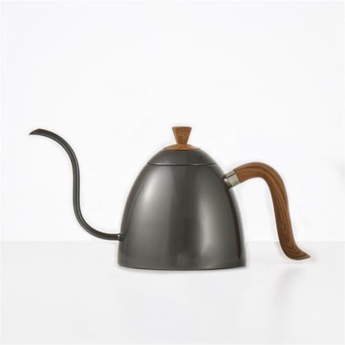WGQDQDBY Edelstahl Pour-Over Kaffeebrüher, Vielseitige Tee- und Kaffeekanne-Black von WGQDQDBY