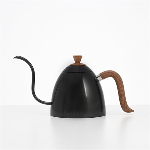 WGQDQDBY Edelstahl Pour-Over Kaffeekanne, Hausbrau-Werkzeug-Black von WGQDQDBY