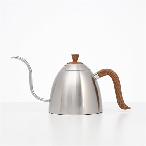 WGQDQDBY Edelstahl Pour-Over Kaffeekanne, Hausbrau-Werkzeug-Silver1 von WGQDQDBY