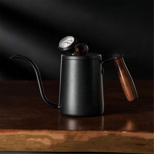 WGQDQDBY Hals-Pour-Over Kaffeekanne, Haushalts-Wasserkocher für Kaffee & Tee-Black1 von WGQDQDBY