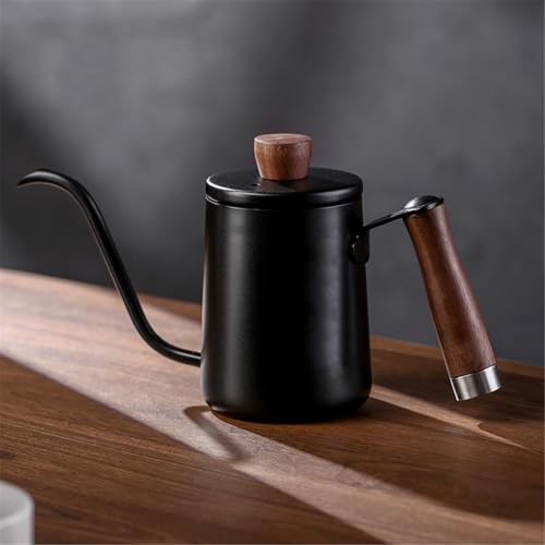 WGQDQDBY Hals-Pour-Over Kaffeekanne, Haushalts-Wasserkocher für Kaffee & Tee-Black2 von WGQDQDBY